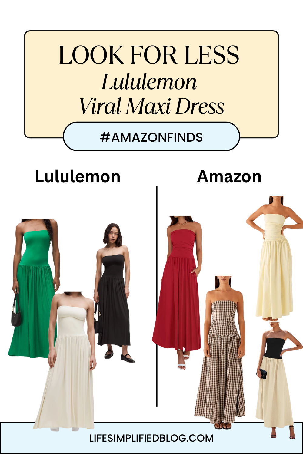 Viral Lululemon Maxi Dress Look for Less – The Amazon Dupe Everyone’s Obsessed With 💫